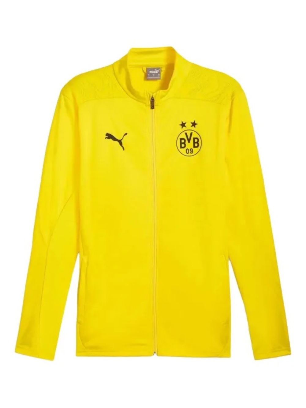 Puma Yellow BVB Full-Zip Kids Jacket